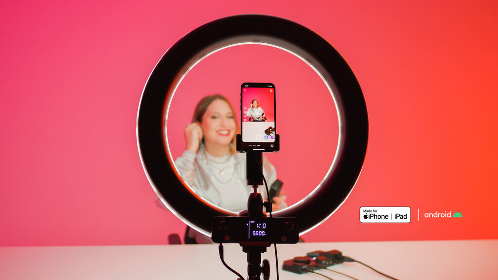 CONNECT 6 being used to record video content