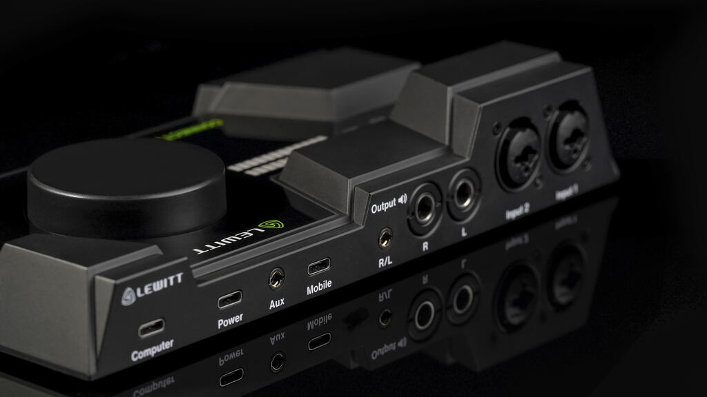 Back of CONNECT 6 audio interface