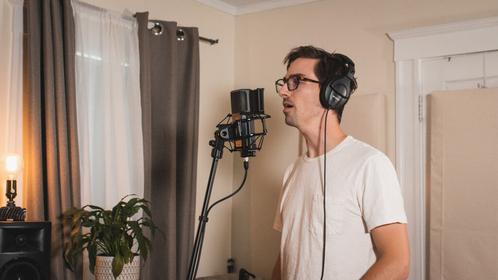 Recording vocals in a home studio