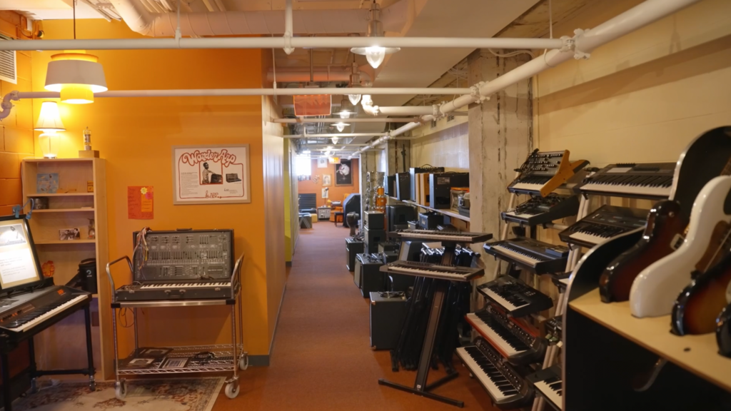 Gear hallway at The Record Co