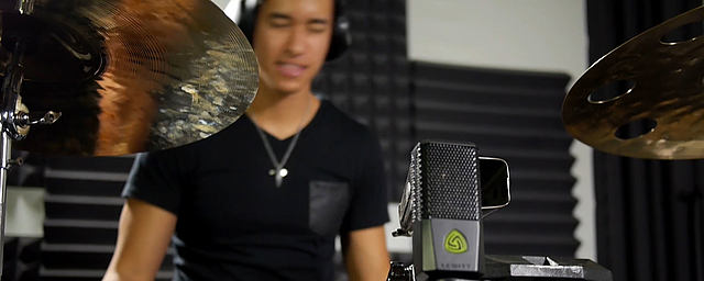 Tony Succar uses LEWITT studio drum microphones