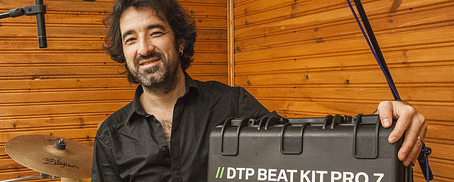 Volkan with his DTP Beat Kit Pro 7