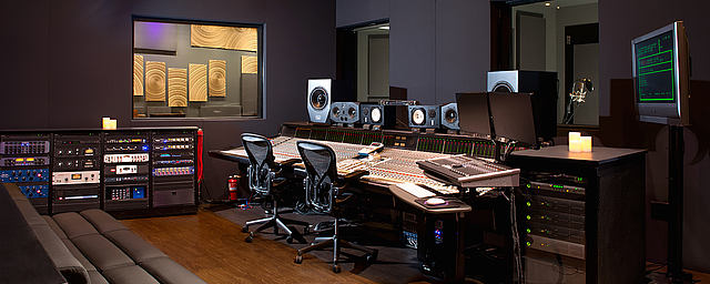 Control Room at Hybrid Studios