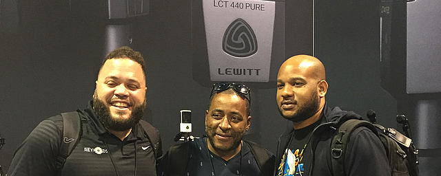 LEWITT booth at NAMM 2019 Adrian Odle