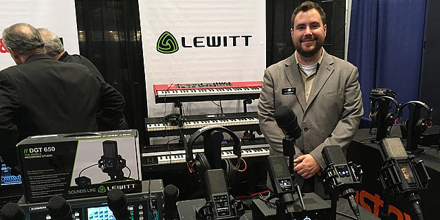 LEWITT Booth at AES convention