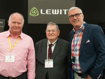 Mike van der Logt with John Skewes and Dennis Drumm